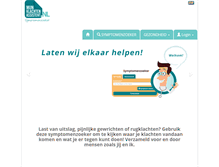 Tablet Screenshot of mijnklachtenassistent.nl
